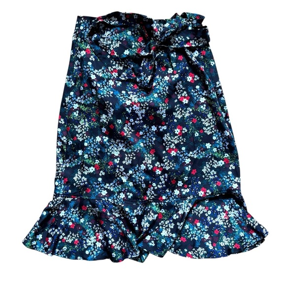 Rebecca Minkoff Floral Wrap Skirt Womens Size XS Extra Small New With Tag - Picture 3 of 7